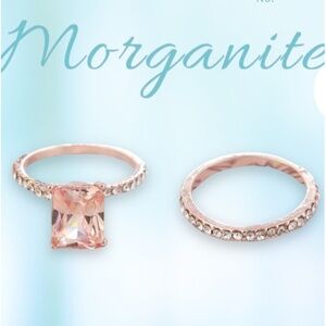 Rose Gold Filled Morganite Ring